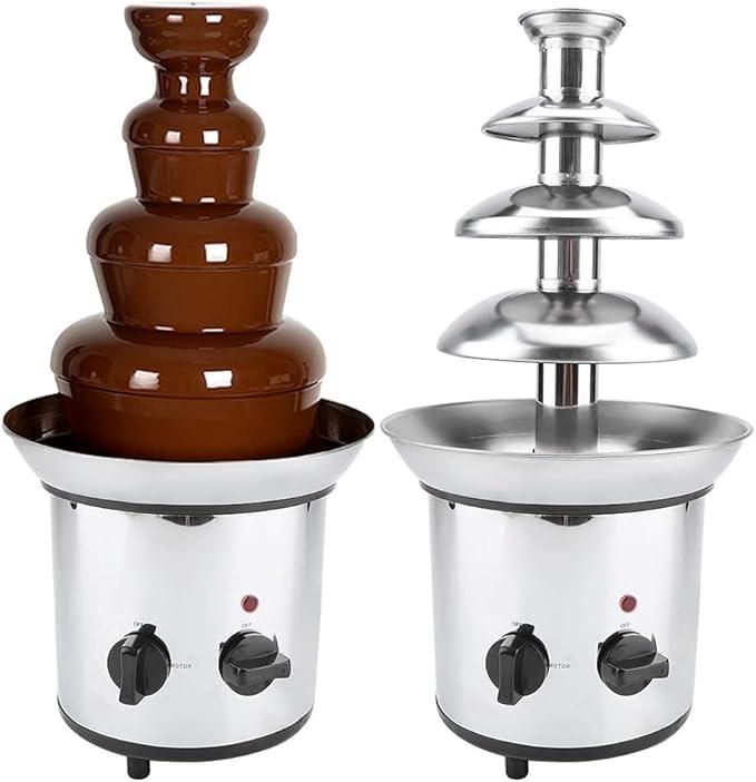 fontaine chocolat 4 étages, anniversaire mariage 9 mois noces gourmandises