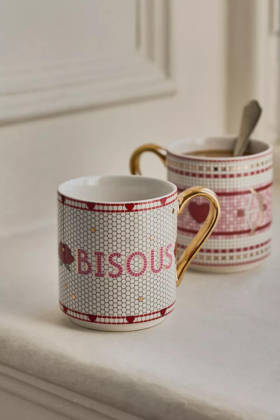 tasse en grès édition love, cadeau femme saint valentin