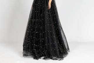 robe chic mariage noir princesse