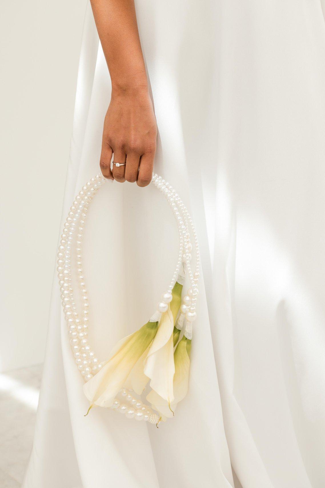 bouquet mariée arum, accessoire