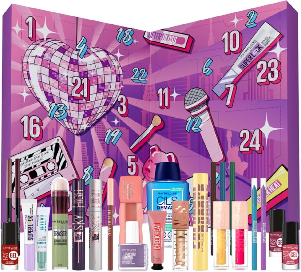 calendrier avent 2025 ado fille maybelline 