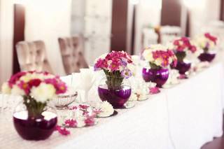 deco dopamine mariage fleurs table