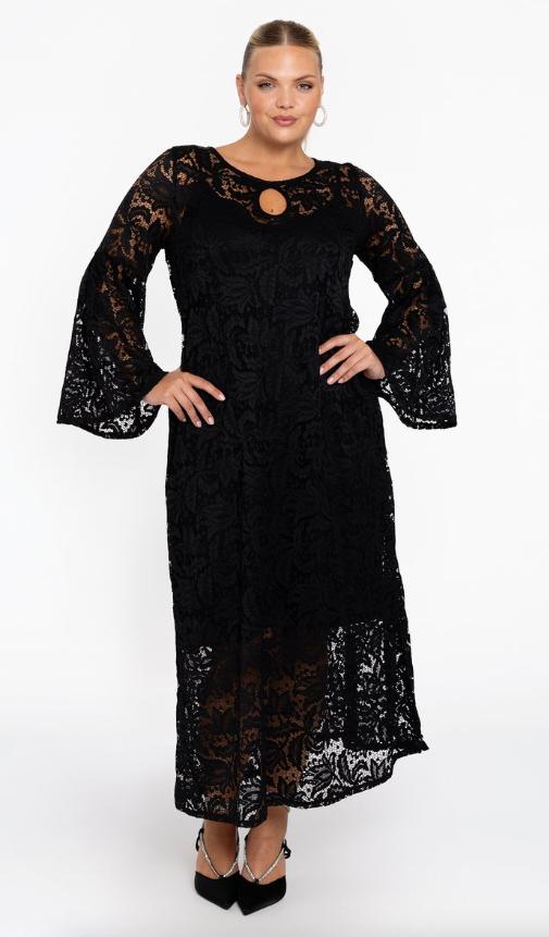 robe invitee mariage hiver longue femme ronde