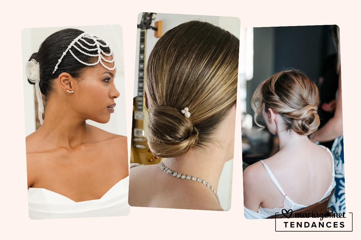 chignon de danseuse mariée