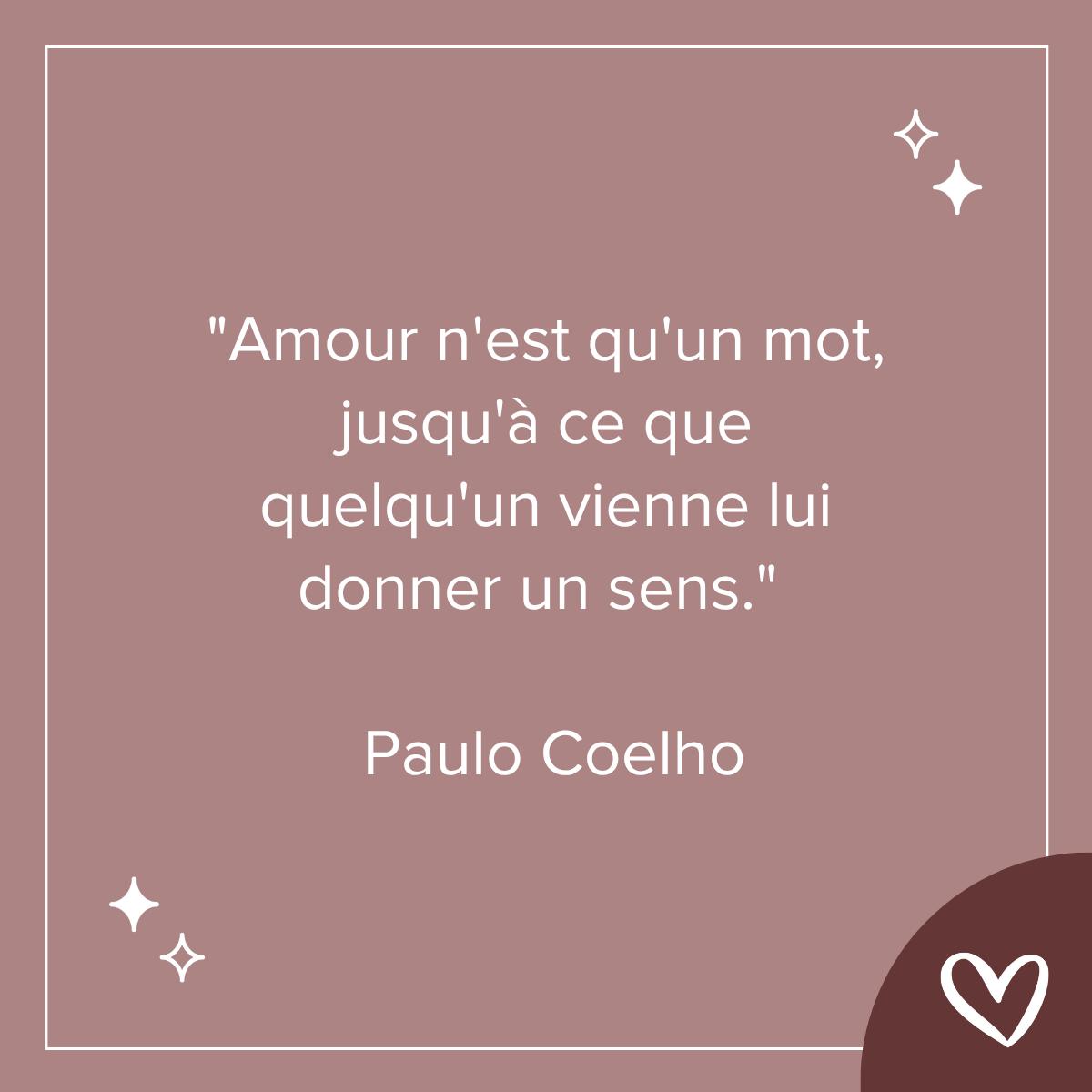 citation mariage amour, paul coelho parmi les preferees des couples