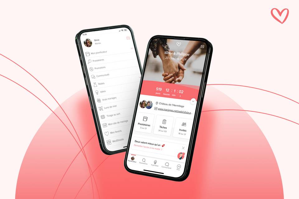 L'appli Mariages.net pour tout organiser depuis son smartphone !