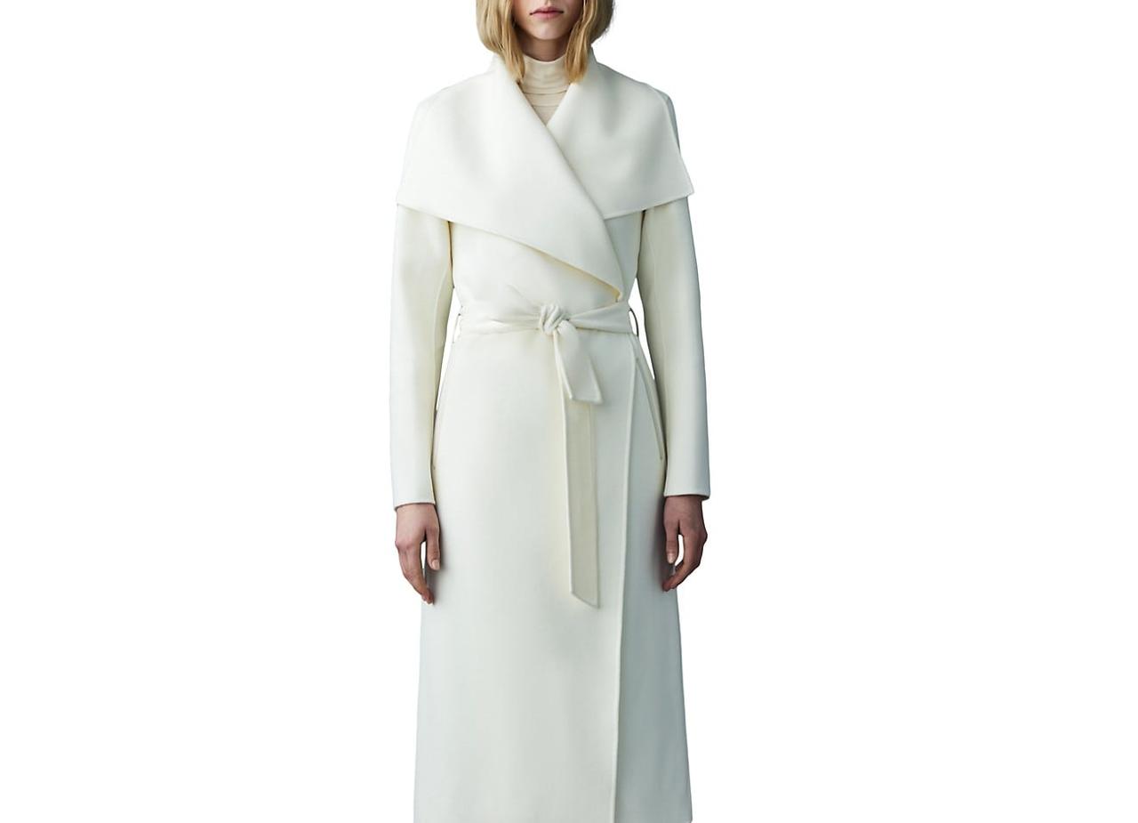 manteau blanc pour mariage