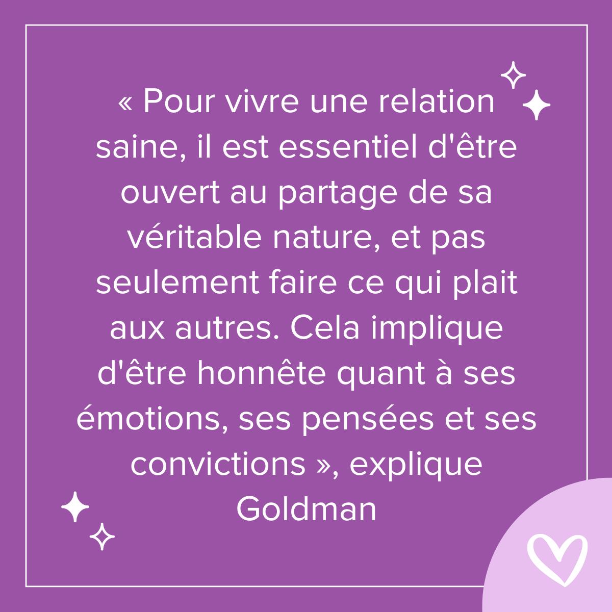 ce que signifie relation saine selon les experts