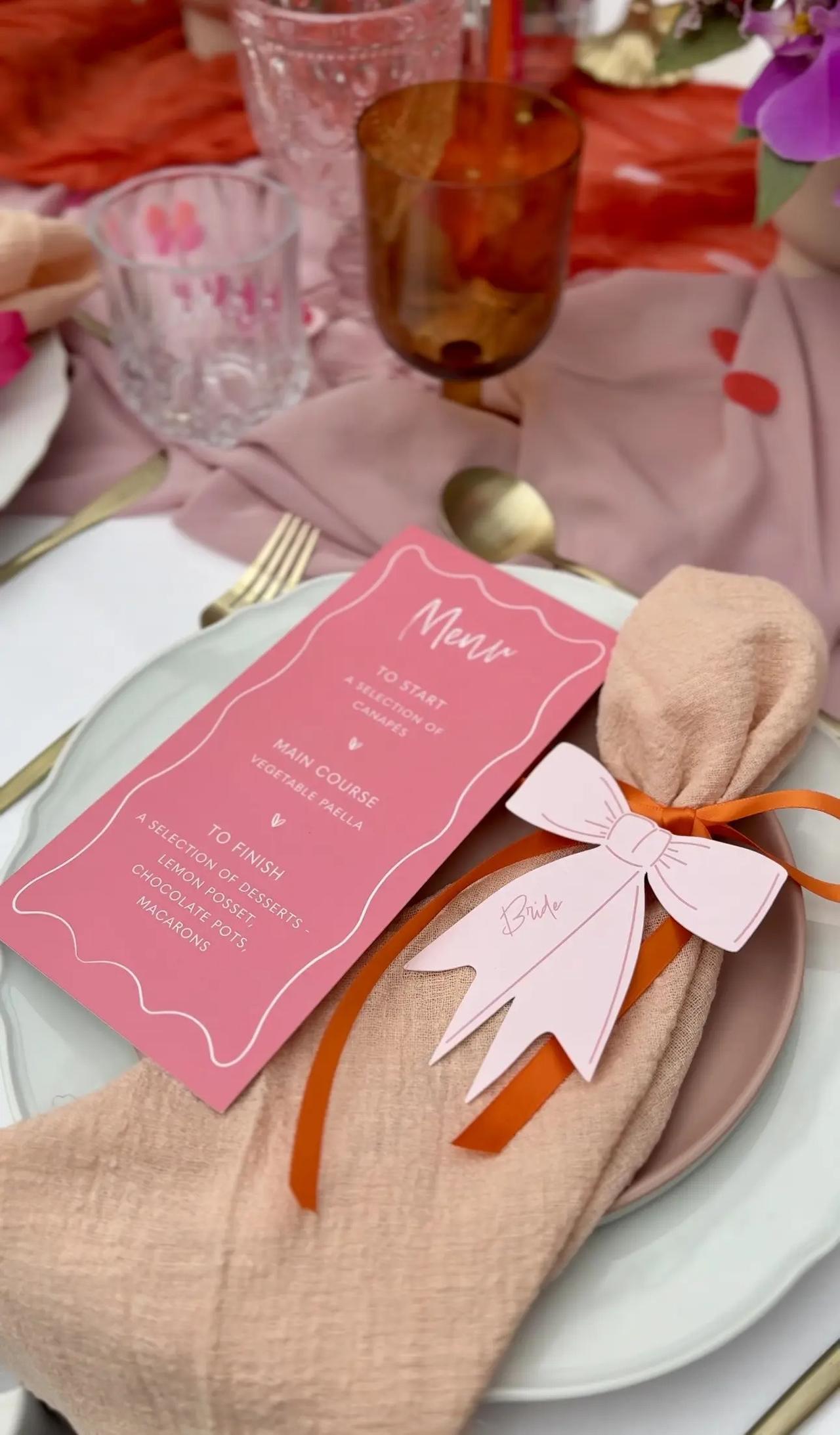 deco dopamine mariage table