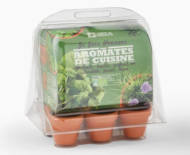 plantes aromatiques cadeau noce de bois