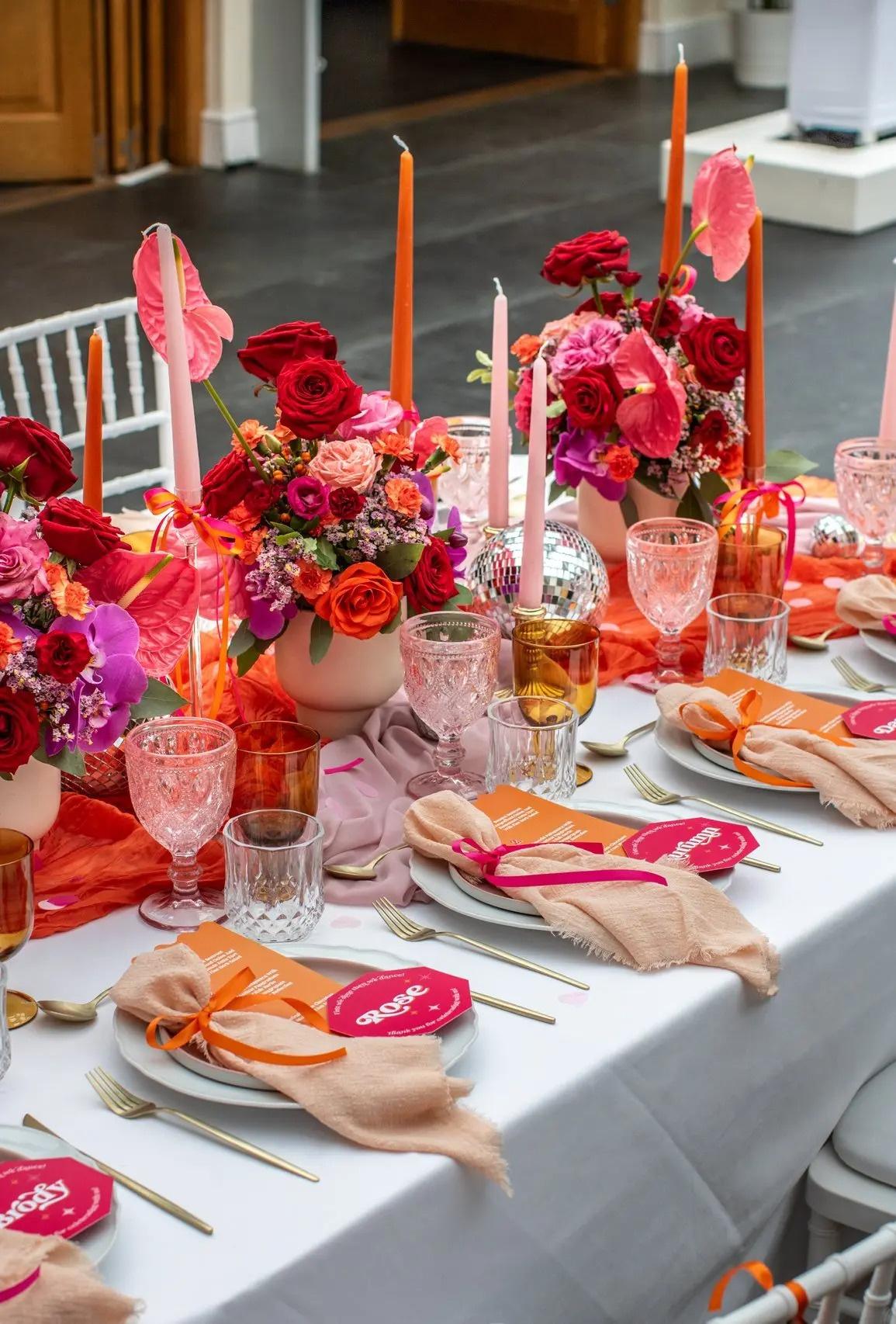 deco dopamine mariage table vaisselle