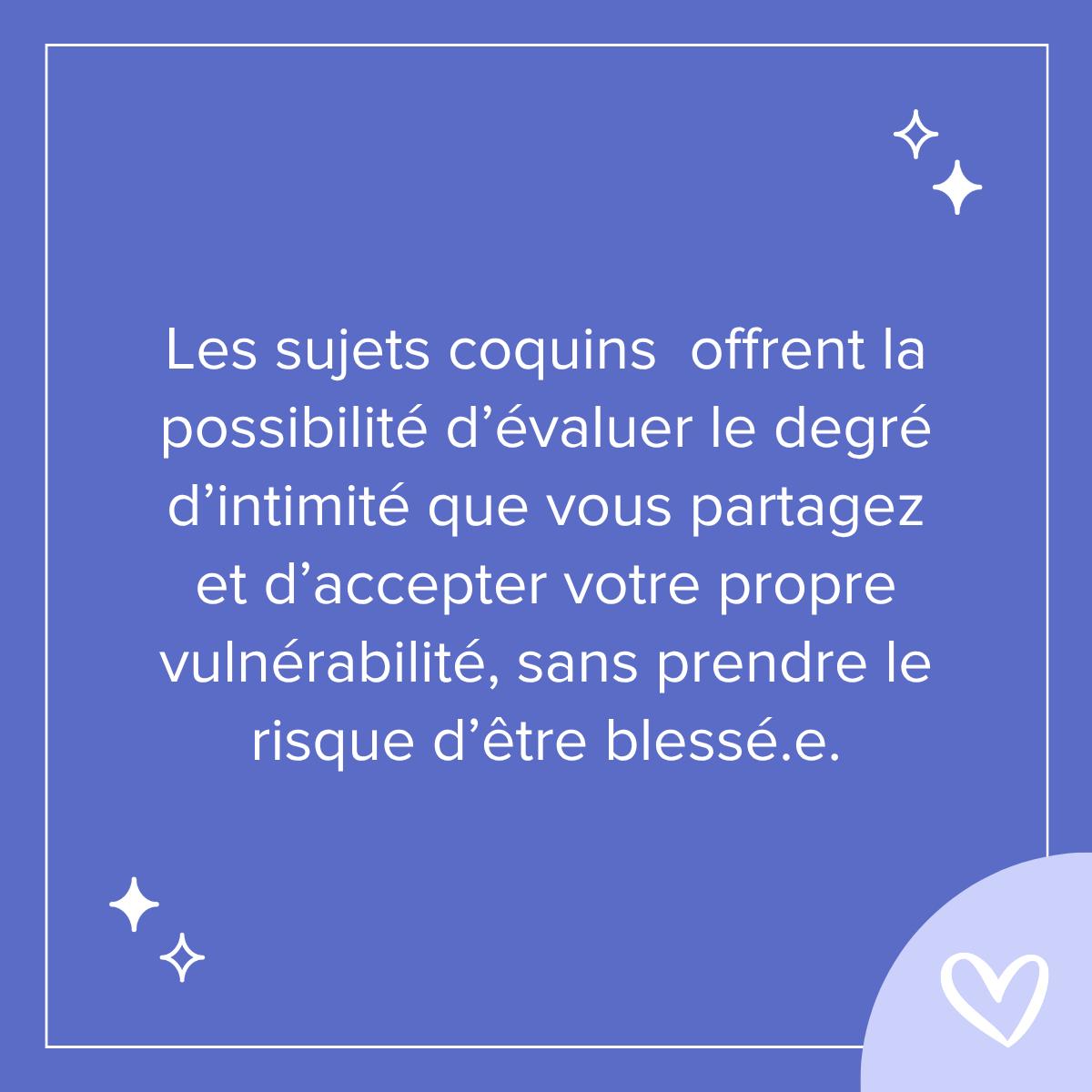 sujets conversation coquins