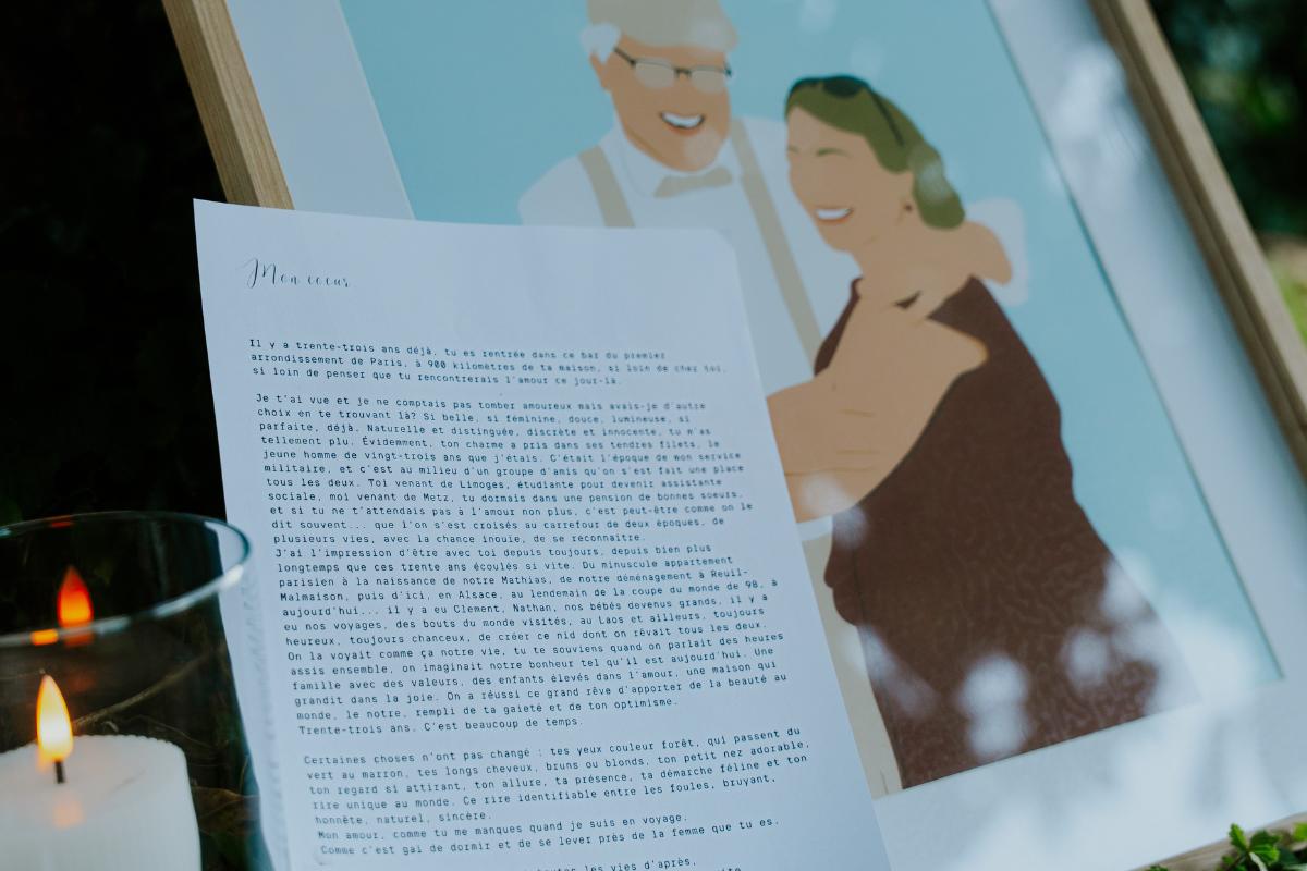 lettre d'amour qui commence par mon coeur