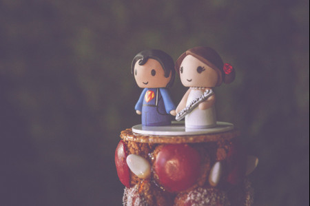 5 figurines geek pour un gâteau de mariage à l'image de vos passions