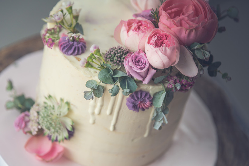 Wedding cake Rose fushia - Pièce montée mariage - Gâteau 