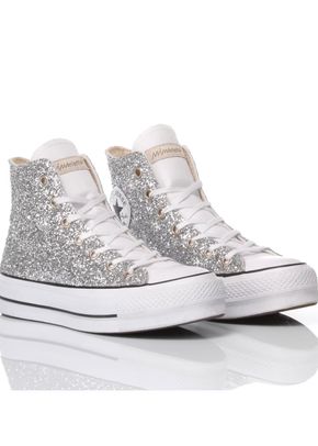 CONVERSE PLATFORM GLITTER SILVER, Mimanera