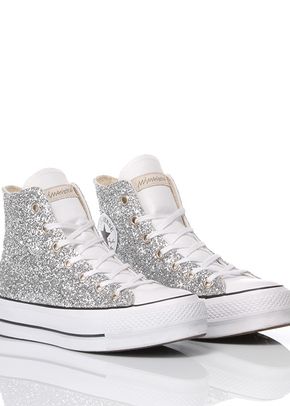 Converse platform glitter silver, Mimanera