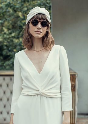 Robe Satie, coiffe Loulou & lunettes Shelter, Laure de Sagazan