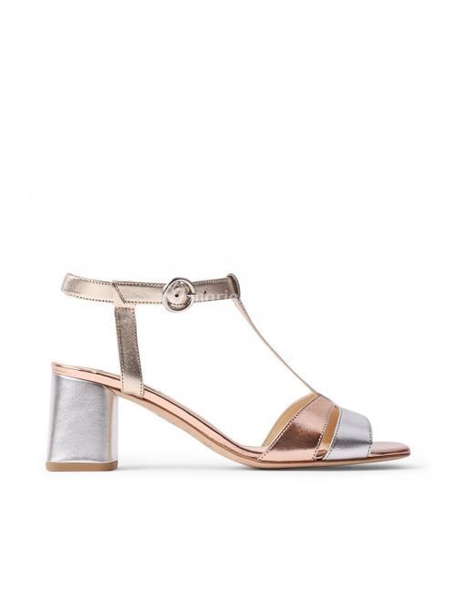 Tila sandals - Silver_ Œillet nude and Light_yythkg, Repetto