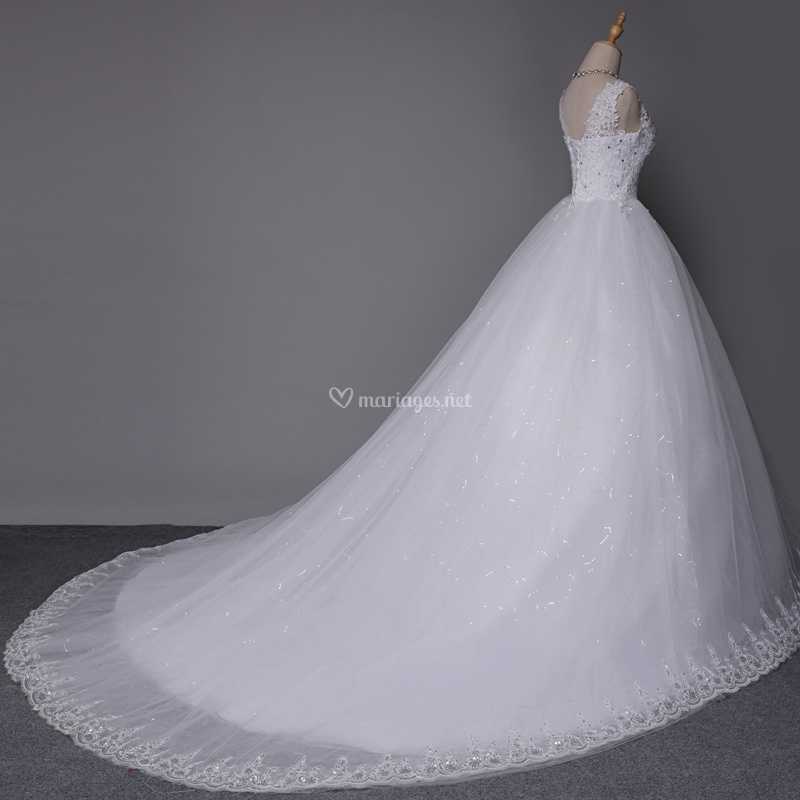 Robe De Mariée Longue Traine De Boutique En Ligne Robe