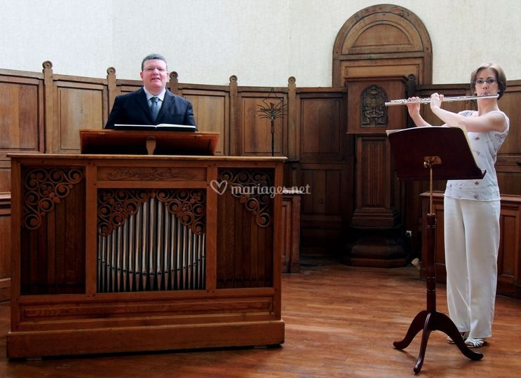 Duo Flûte Traversière, Chant et Orgue