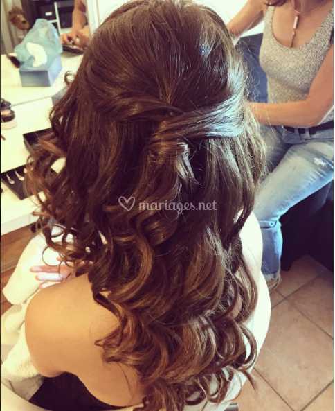 Coiffure Mariee Bouclee Boheme De Kamsmad Photo 17