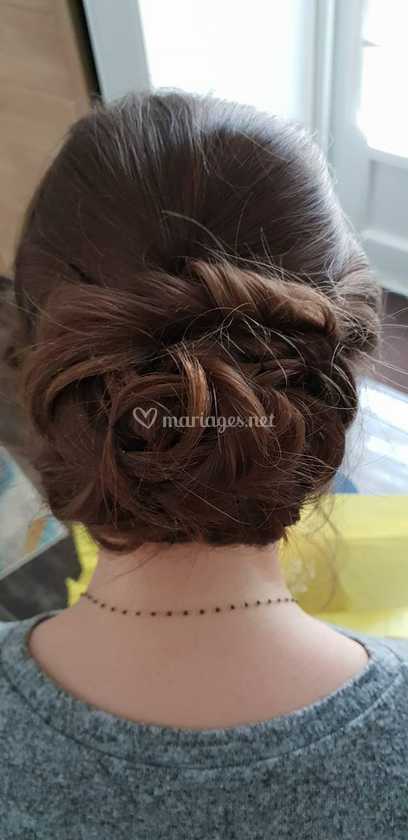 Chignon Bas Brune De Julie Mandin Photo 32