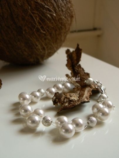 Naler 6mm*10m Perles Chaîne De Guirlande Collier Mariage Décoration De Mariage Décor Perle