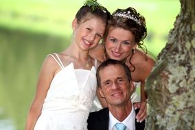 Photos de la mariée et des enfants