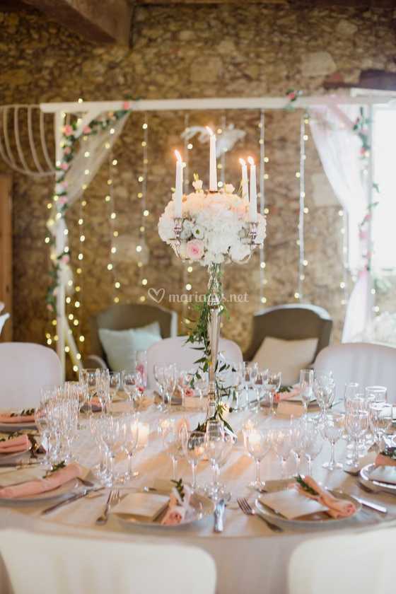 chandelier fleuri mariage