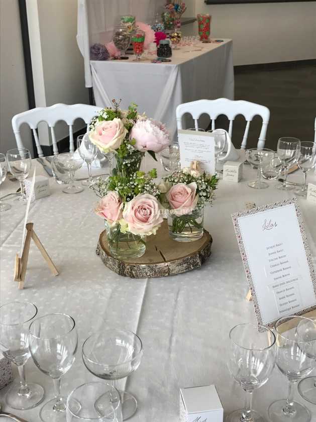 Centre De Table Champetre De Idea Fleurs Photo 54