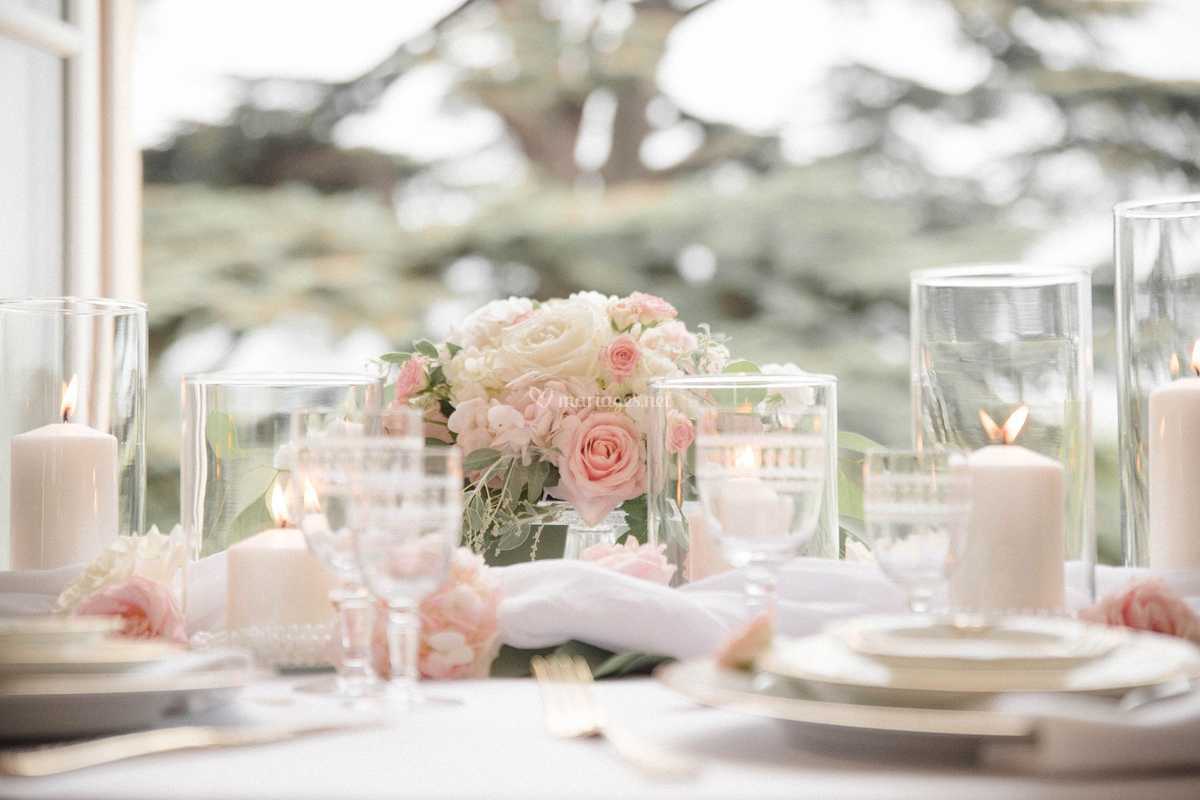 Table D Honneur Romantique De Les Jolis Details Photo 3