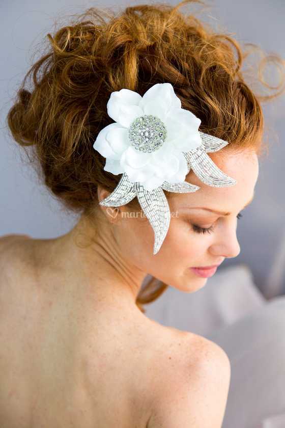 Pince A Cheveux Mariee De Nuage Colore Photo 37