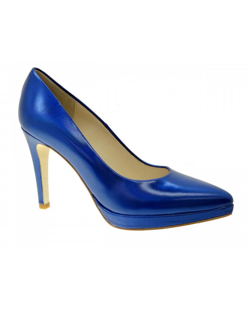 chaussures bleues mariage