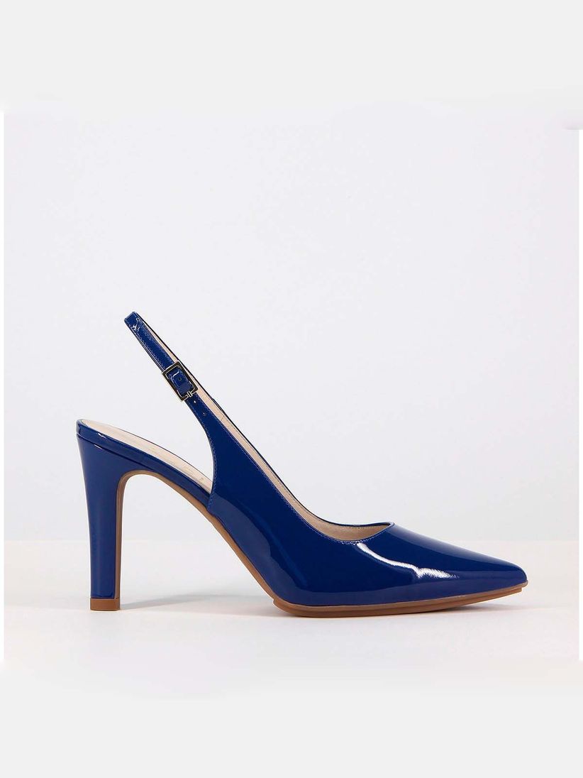 chaussures mariage bleu marine