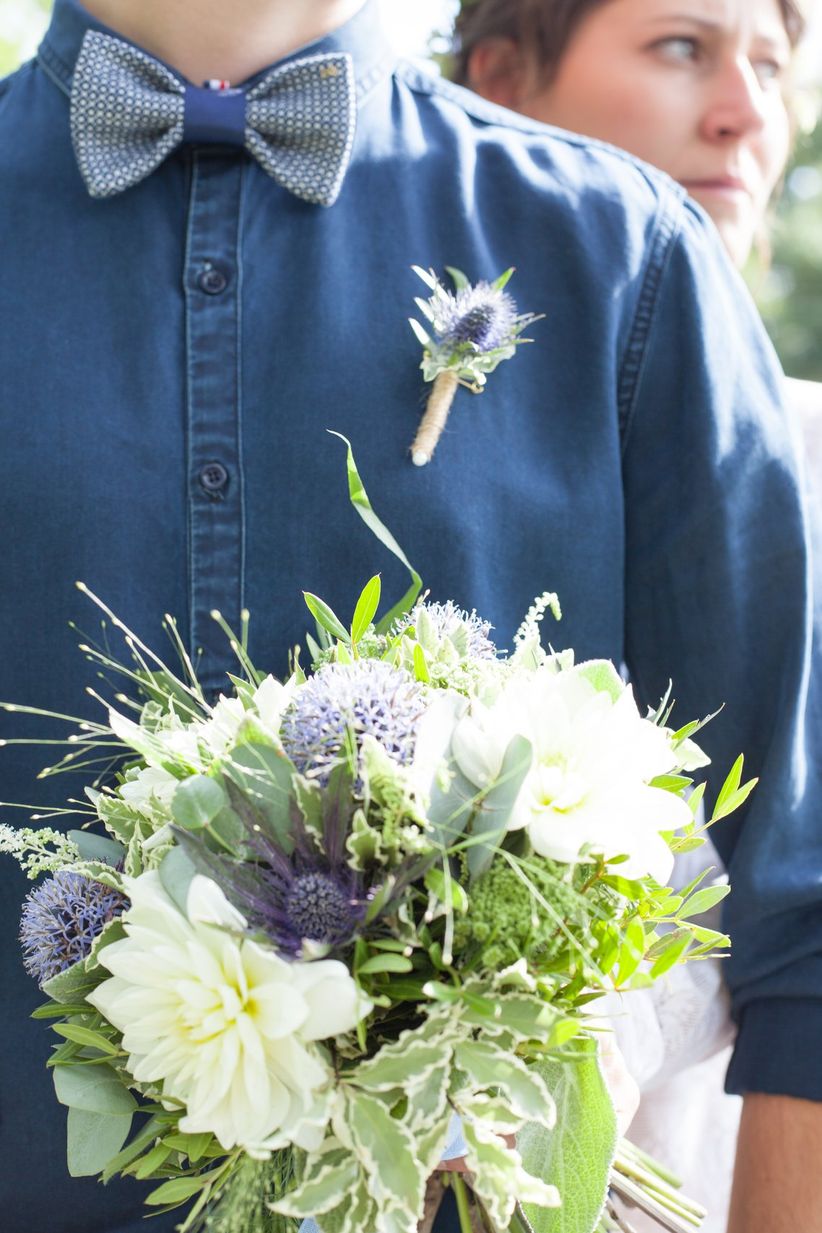 Veste marié col officier : boutonnière ? 4