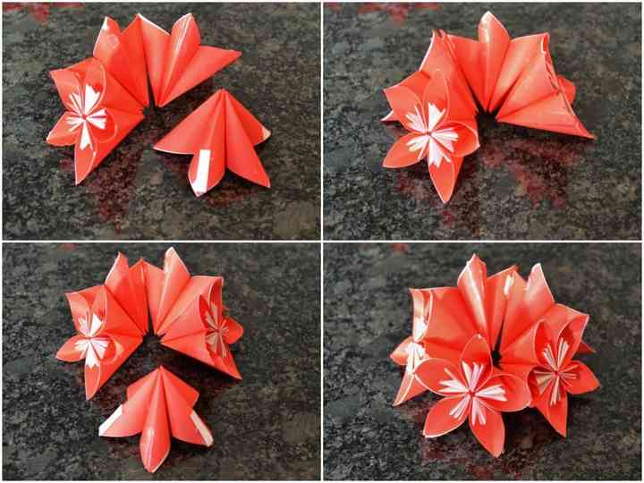 Diy Bouquet De Fleurs En Origami