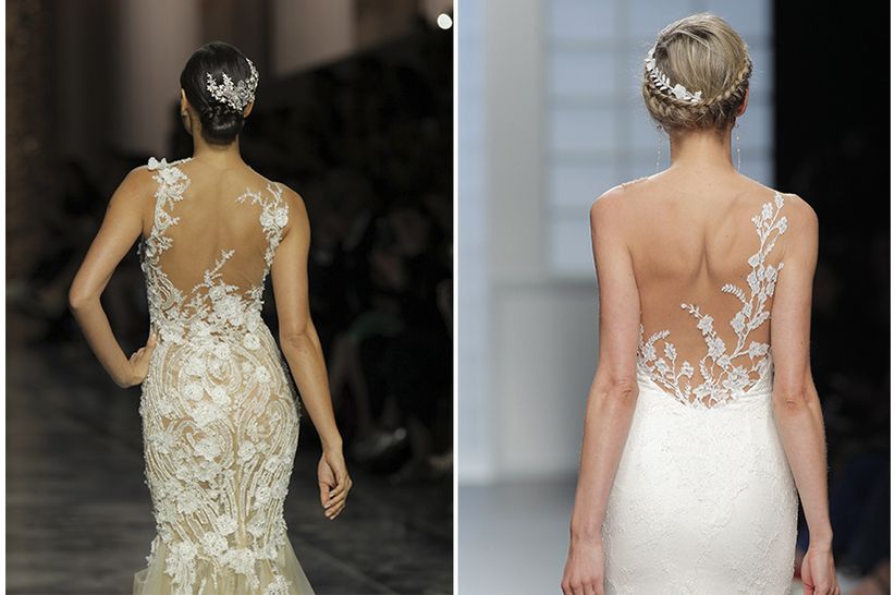 Robe De Mariée Effet Tatouage