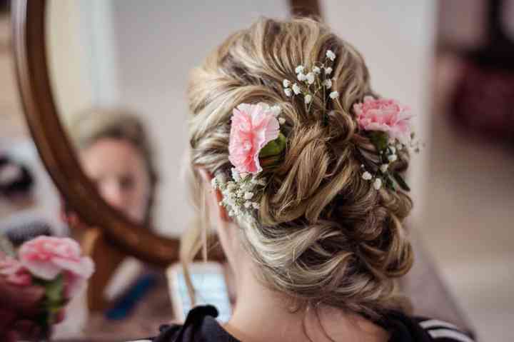 35 coiffures de mariage avec du gypsophile