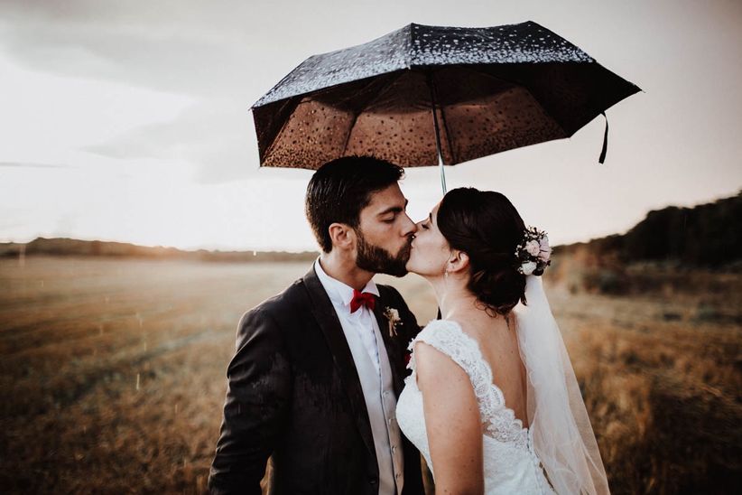 Mariage pluvieux ou comment faire du mauvais temps un atout ! 🌈 1