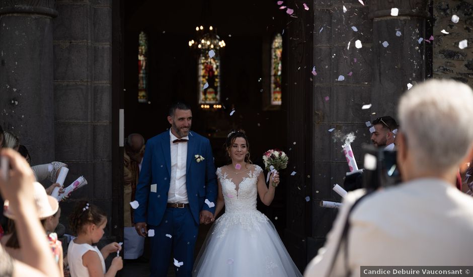 Le mariage de Jérôme et Géraldine à Saint-Gérons, Cantal