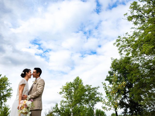 Le mariage de Jonathan et Elsa à Saint-Aulaye, Dordogne 1