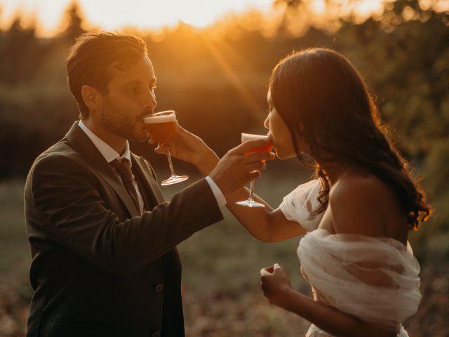 Le mariage de Morgan et Steffy à Uchaux, Vaucluse 1