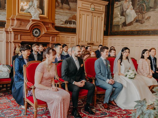 Le mariage de Etienne et Lixiang à Paris, Paris 17