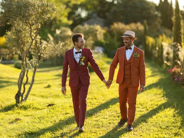 Le mariage de Franck et Benoit à Robion, Vaucluse 63