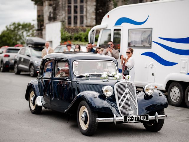 Le mariage de Goulvin et Marine à Treffrin, Côtes d&apos;Armor 89