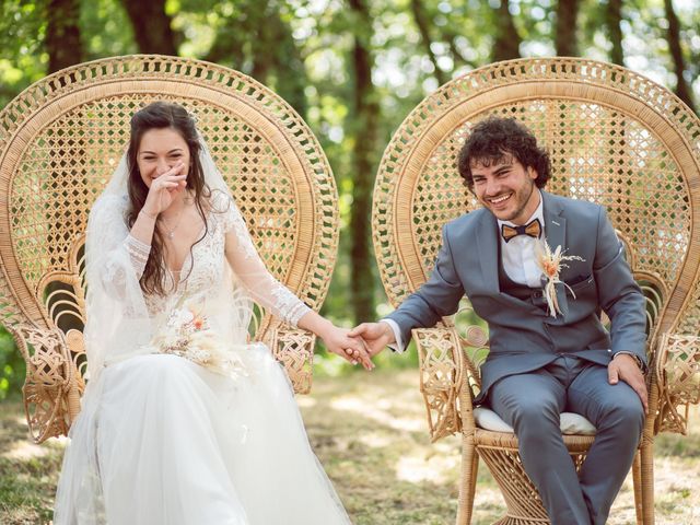 Le mariage de Geoffrey et Coline à Savigny-Lévescault, Vienne 1