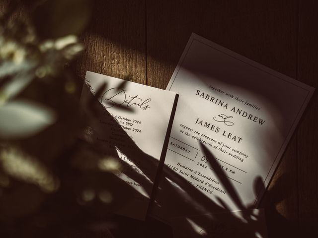 Le mariage de James et Sabrina à Excideuil, Dordogne 7