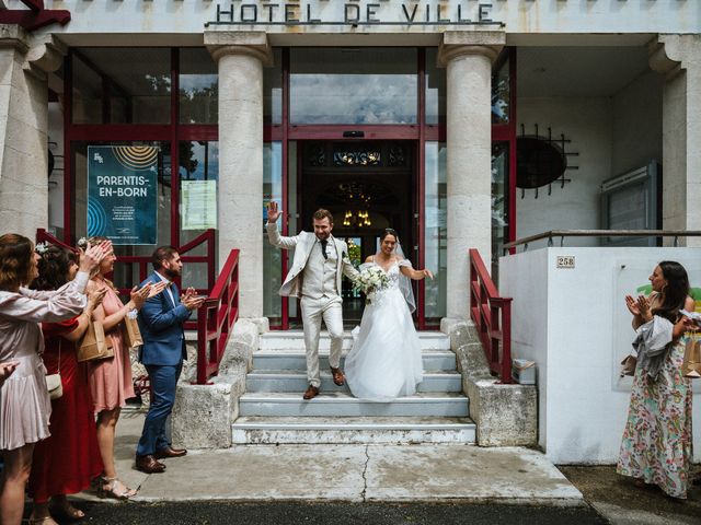 Le mariage de Romain et Fanny à Biscarrosse, Landes 97