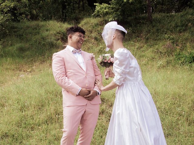 Le mariage de Mohammed et Michela à Vernoux-en-Vivarais, Ardèche 18